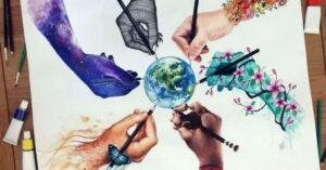 ocean drawing ideas