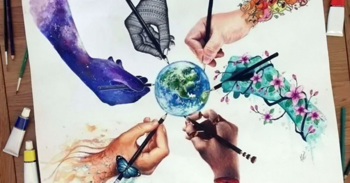 ocean drawing ideas