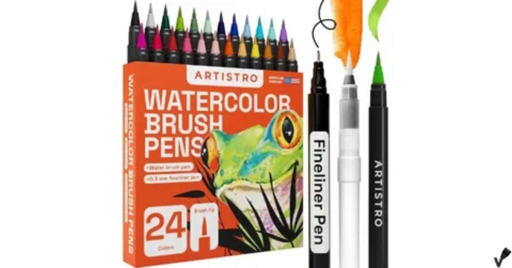colored felt tip pens